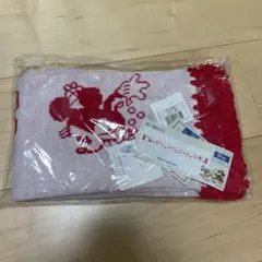 ミニーマウス　花柄 マフラー 178x15cm