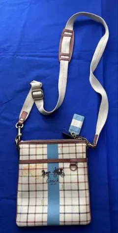 Coach チェック柄 ショルダーバッグ