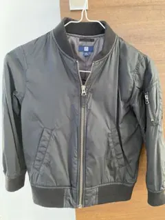 キッズ　UNIQLO ブラック MA-1ジャケット 120cm
