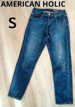 AMERICAN HOLIC デニムパンツ S インディゴ