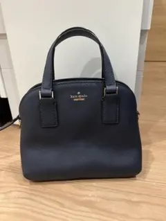 kate spade ネイビー レザー バックパック リュック - メルカリ display picture 3