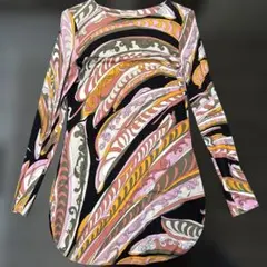 EMILIO PUCCI 総柄 チュニック 七分袖 EMILIO PUCCI 総柄 チュニック 七分袖 - メルカリ