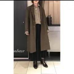 Unpeu Femme 定番くっきりストライプ ベージュ ボーイズサイズ シャツ
