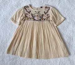 bonjour diary 刺繍ワンピース 4Y