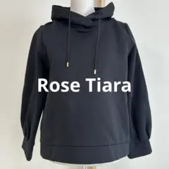 【新品】Rose Tiara ローズティアラ 袖パール パーカー プルオーバー
