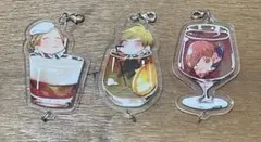 市川けい　ブルースカイコンプレックス　アクリルチャーム3種
