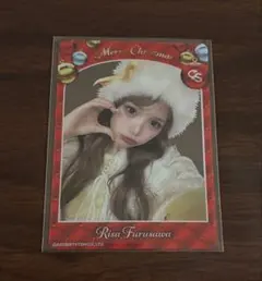 cutiestreet 古澤里紗 クリスマス クリアカード