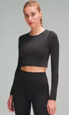 【新品】ルルレモンEbb to Street長袖シャツ　サイズ12