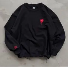 UMBRO×ONCILY SWEATブラック　コラボ　スウェット