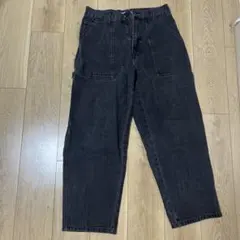 niko and... JEANS ペインターパンツ ブラックのサムネイル