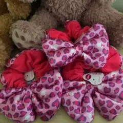 ディズニー　ミニー　リボン　シュシュ