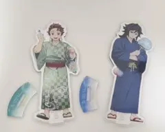 鬼滅の刃 冨岡義勇 竈門炭治郎 スタンド付きアクリルプレート 漆ノ章inナムコ