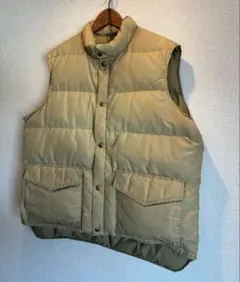 USA製? L.L.Bean ダウンベスト タン エルエルビーン