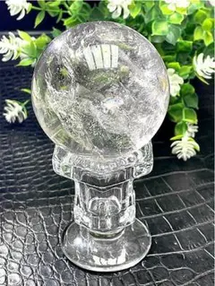 AAAAAAAA級極少品天然赤ゴム花水晶丸玉B0525/YS/C172/110C - メルカリ