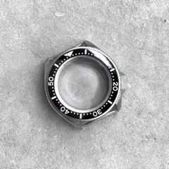 リューズ無し NH34 NH35 ケース カスタム MOD ダイバーズウォッチ