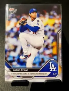 Ohtani Topps Now #621 ドジャース 初 勝利投手カード