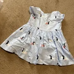 Jacadi 犬柄 ワンピース 3A 96cm