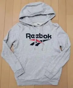 Reebok ☆Sサイズ☆グレー フード付きパーカー