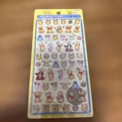 正規品　サンスター　ボンボンドロップシールミニ　クマのプーさん