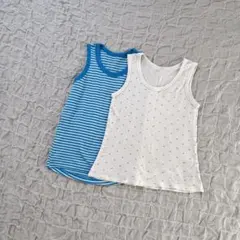 キッズ　肌着　タンクトップ　120サイズ　2枚組　セット　まとめ売り
