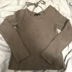 rienda カーキ ニット