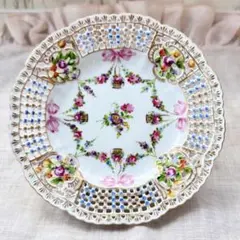 きなこ☆様専用送料無料 18世紀フランス 総手描き 描画七宝/銅胎画琺瑯