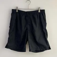 4728 ニューバランス　ナイロンハーフパンツ 黒　ブラック　Ｍ　スポーツ