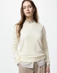 UNIQLO メリノクルーネックセーター