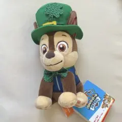 パウパトロール　チェイス　ぬいぐるみ　クローバーver