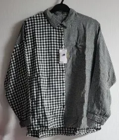 新品　レディース　クレイジーパターンブラウス