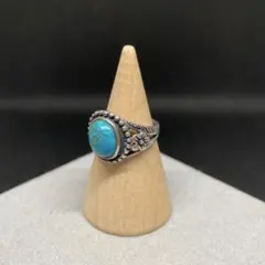 即決 925 シルバー ターコイズ リング 指輪 9号