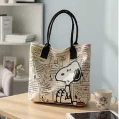⭐超フォロー割【新品】SNOOPY スヌーピー ポータブルバック トートバッグ
