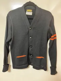 Olympic Letterman レタードカーディガン 黒