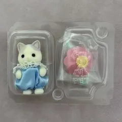 シルバニアファミリー　赤ちゃんお花畑のおともだちシリーズ　ラテネコの赤ちゃん