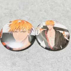 ブリーチ BLEACH × LAM コラボ 缶バッジ 2点セット 黒崎一護 - メルカリ