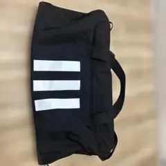 モ*リ様 adidas ブラック ダッフルバッグ 3本ストライプ