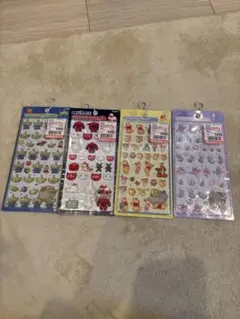 ボンボンドロップシール ディズニー4セット