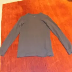 無印良品　MUJI あったか綿　厚手　クルーネック長袖Tシャツ