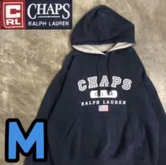 5T3987 CHAPS Ralph Lauren スウェットパーカー　カレッジ