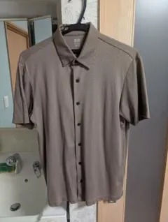 ユニクロ　フルオープンポロシャツ　M