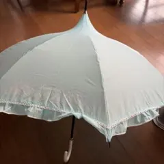 ♡ Lumiebre 晴雨兼用傘 ライトブルー フリル　♡のサムネイル