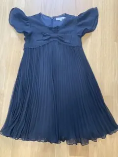 こども 黒 ワンピース 130　発表会　フォーマル　ハロウィンにも