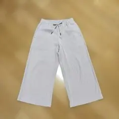 GU 120リブワイドパンツ