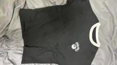 ボールプリント ブラック Tシャツ 半袖