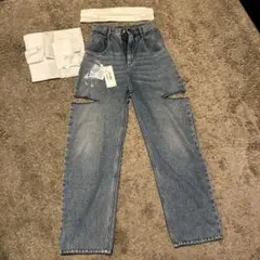 Maison margiela マルジェラ　スラッシュデニム　ブルー　38
