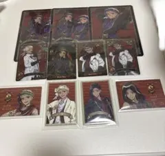 ツイステ　スカラビア寮　カード類7枚、マグネット4個セット