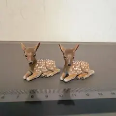 昭和レトロ】SEVEN CHINA/セブンチャイナ 犬 小型陶器 置物 2個 - メルカリ
