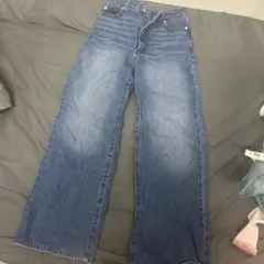 INGNIワイドレッグデニムジーンズ