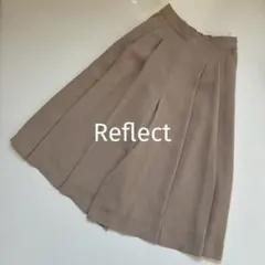 美品⭐︎リフレクト　フリュイド キュロットパンツ サイドファスナー シンプル