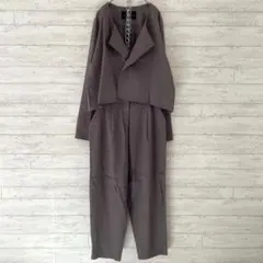 ジャンニロジュディチェ リネン混 ジャケット パンツ セットアップ 【L】 上品